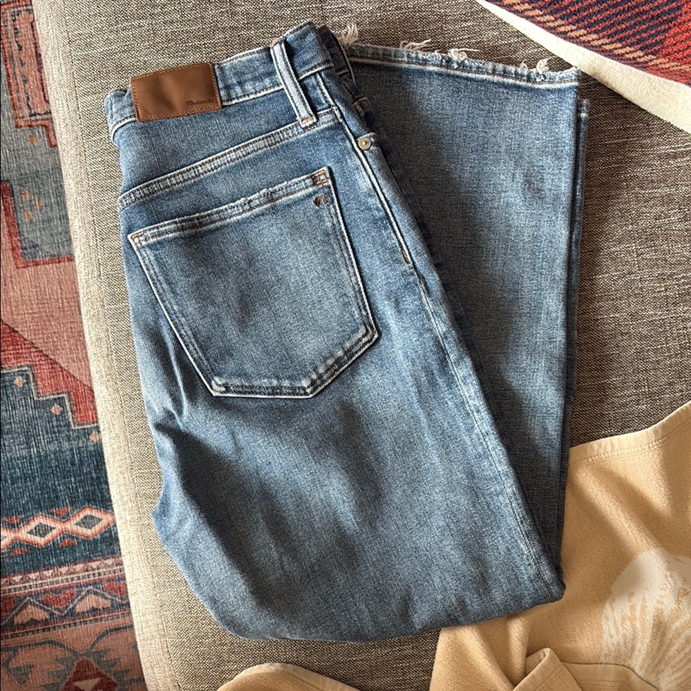 Madewell Slim Wide-Leg Crop Size 28